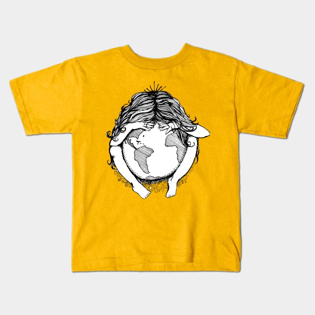 Earth Child Kids T-Shirt by Freja